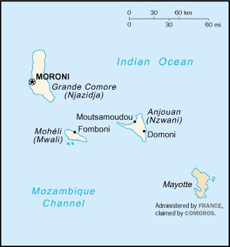 karte Mayotte